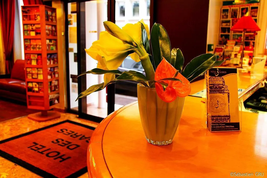 Hotel Des Trois Gares Paris 3*,  Fransa